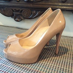 Guess Platform Peep Toe Pumps